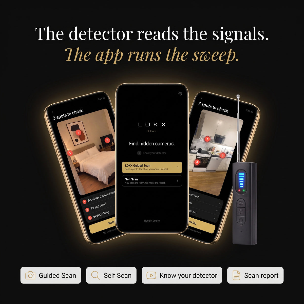 LOKX detector and app